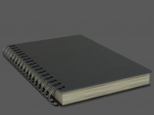 Spiral Notebooks 3D Model