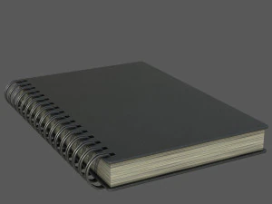 Spiral Notebooks 3D Model
