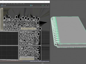 Spiral Notebooks 3D Model