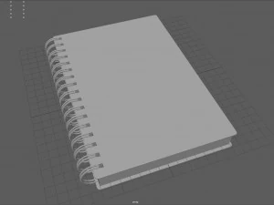 Spiral Notebooks 3D Model