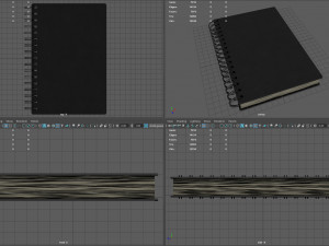 Spiral Notebooks 3D Model