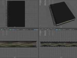 Spiral Notebooks 3D Model
