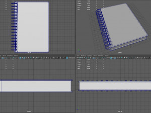 Spiral Notebooks 3D Model