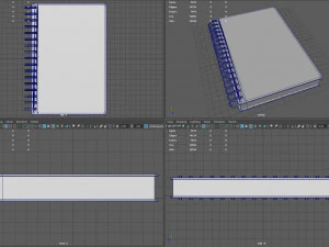 Spiral Notebooks 3D Model