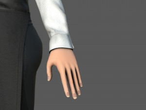 Waiter Modello 3D