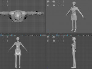 Waiter Modello 3D