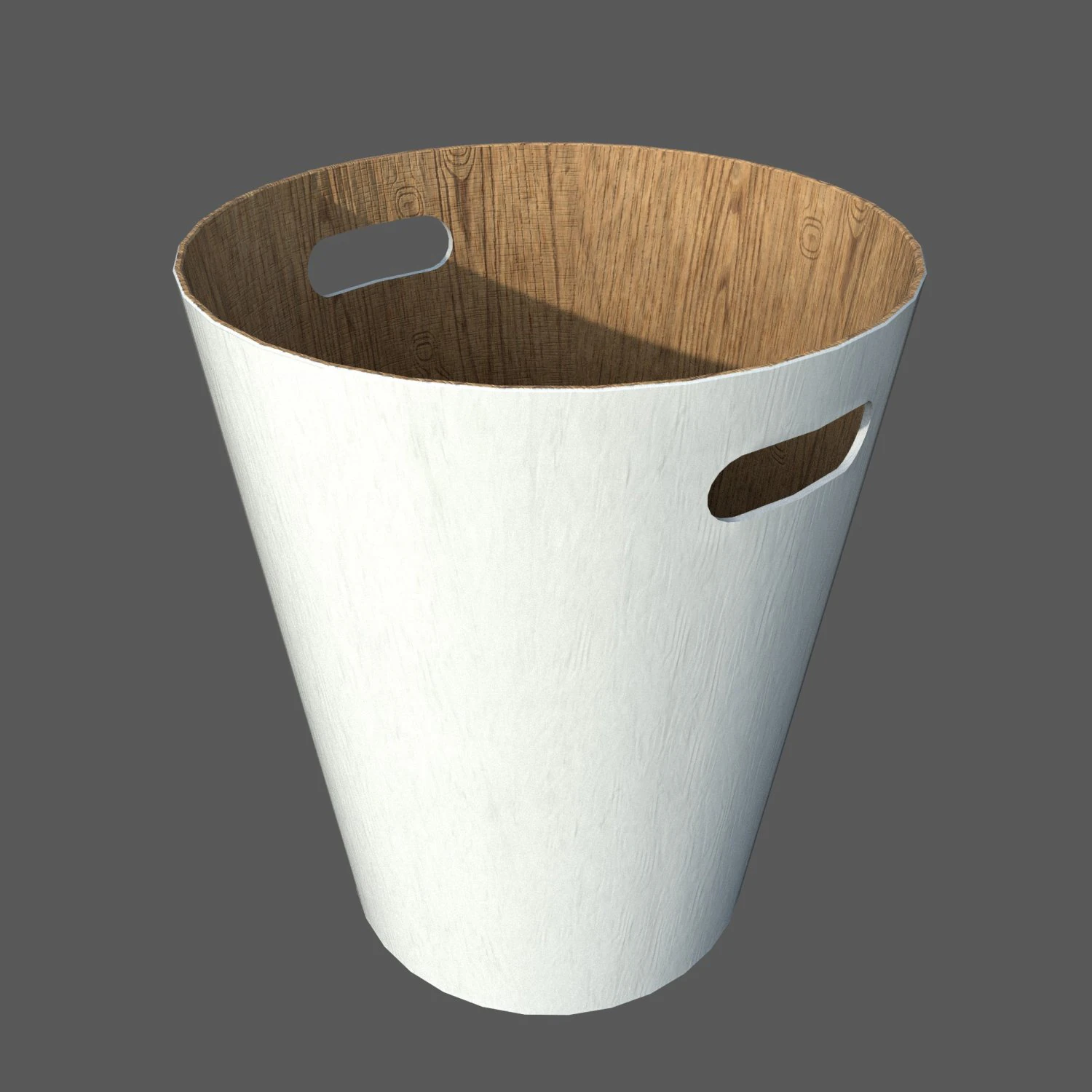 Modern Round Trash Can 3D Model .c4d .max .obj .3ds .fbx .stl .blend 