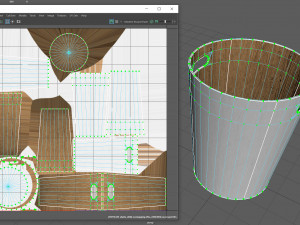 Modern Round Trash Can 3D Model