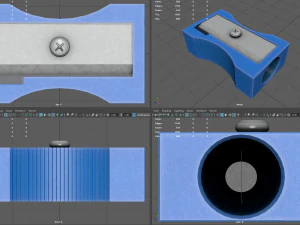Pencil Sharpener 3D Model