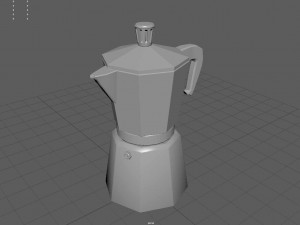 Mokka coffee maker 3D 模型