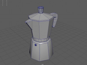 Mokka coffee maker 3D 模型