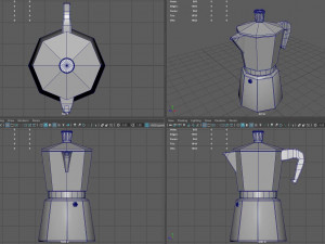 Mokka coffee maker 3D 模型