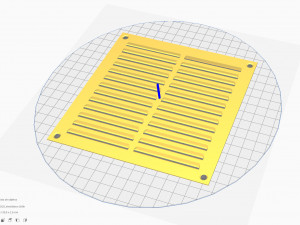 Ventilation Grille 3D 프린트 모델