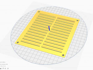 Ventilation Grille 3D Print Model