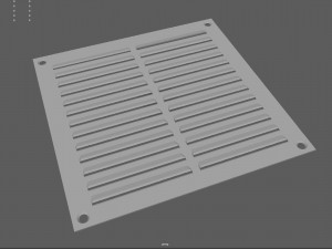 Ventilation Grille 3D 프린트 모델