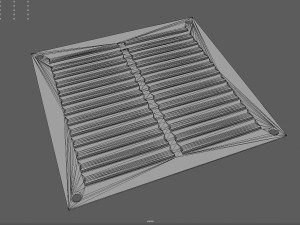 Ventilation Grille 3D 프린트 모델