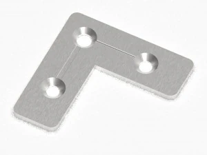 Flat L-shaped square 3D Print Model