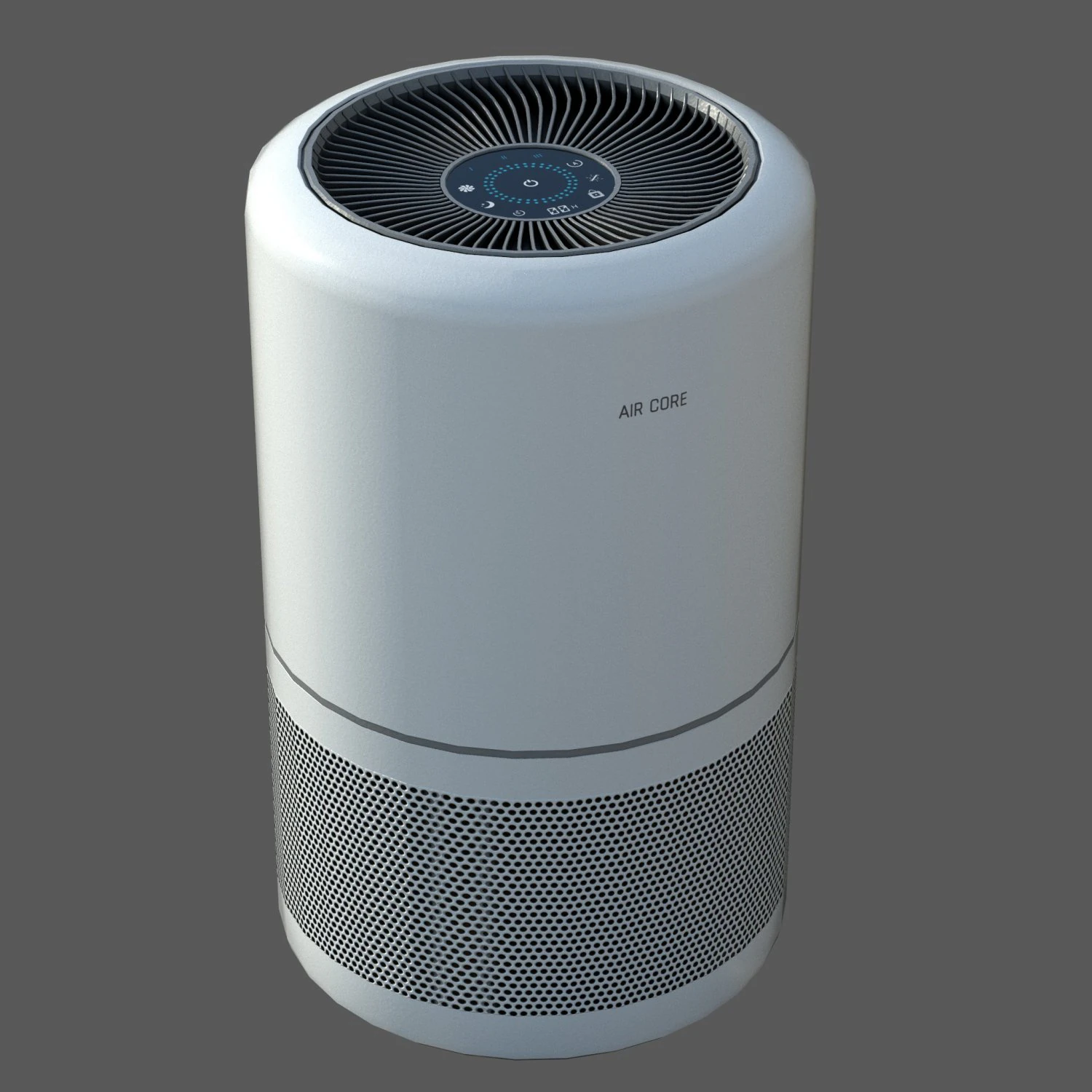Air purifier 3D Model .c4d .max .obj .3ds .fbx .stl .blend 