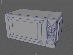 마이크로파 3D 모델