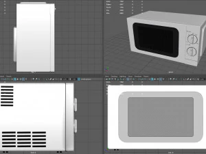 마이크로파 3D 모델