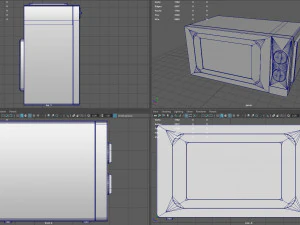 마이크로파 3D 모델