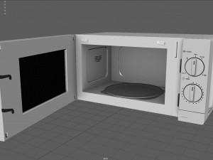 Microwave 3D Model