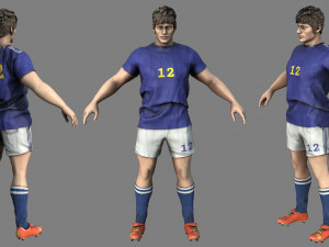 Soccer player Modelo 3D