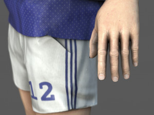 Soccer player Modèle 3D