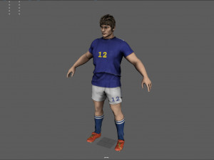 Soccer player Modèle 3D
