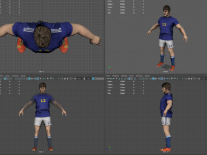 Soccer player Modèle 3D