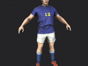Soccer player Modèle 3D