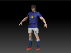 Soccer player Modèle 3D
