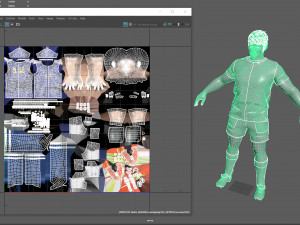 Soccer player Modèle 3D