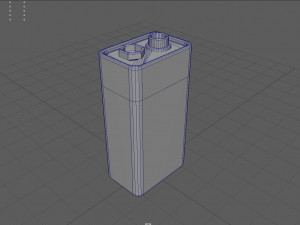 9v Battery Modèle 3D