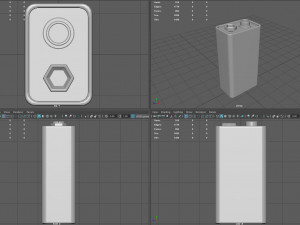 9v Battery Modèle 3D