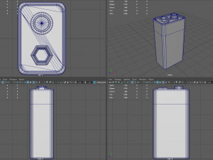 9v Battery Modèle 3D