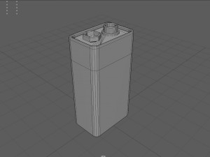 9v Battery Modèle 3D