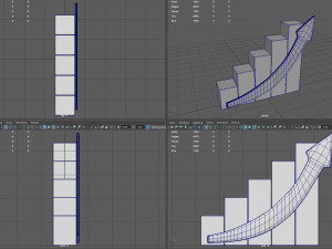 Growing bar chart with arrow 3D Model
