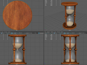 Hourglass 3D 모델