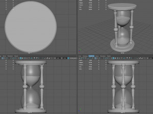 Hourglass 3D 모델