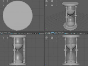 Clessidra Modello 3D