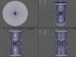 Hourglass 3D 모델
