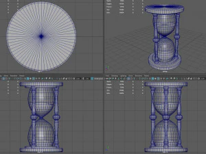 Clessidra Modello 3D