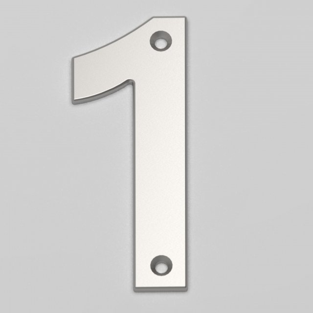 Number 1 Modelo de Impressão 3D .c4d .max .obj .3ds .fbx .stl .blend 