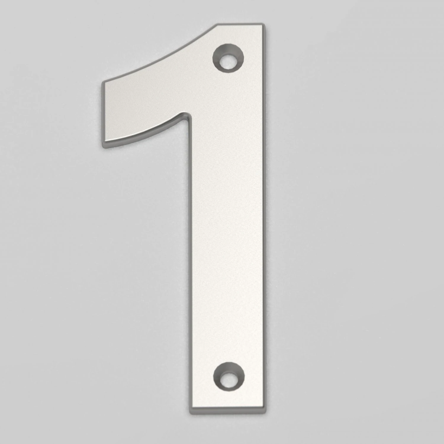 Numero 1 Modello di stampa 3D .c4d .max .obj .3ds .fbx .stl .blend 