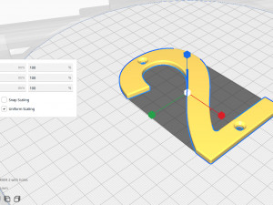 Number 2 3D Print Model