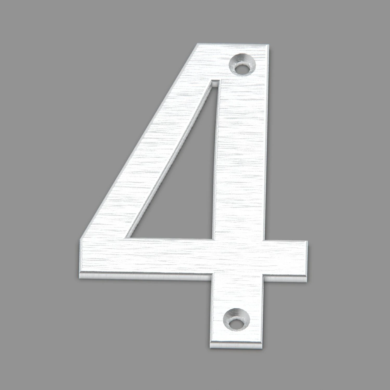 Number 4 3D Print Model .c4d .max .obj .3ds .fbx .stl .blend 