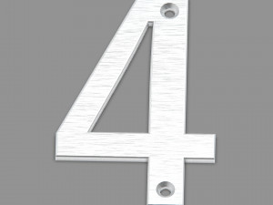 Number 4 3D Принт Модель