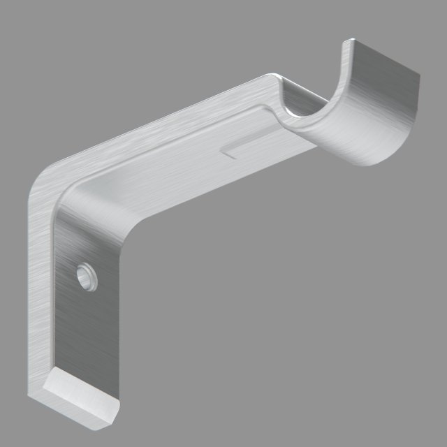 Curtain rod holder 3D Print Model .c4d .max .obj .3ds .fbx .stl .blend 