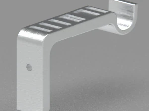 Curtain rod holder 3D Print Model
